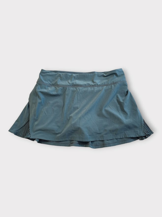 Lululemon Play Off The Pleats Skirt Serene Blue SRNB Size 8 53005