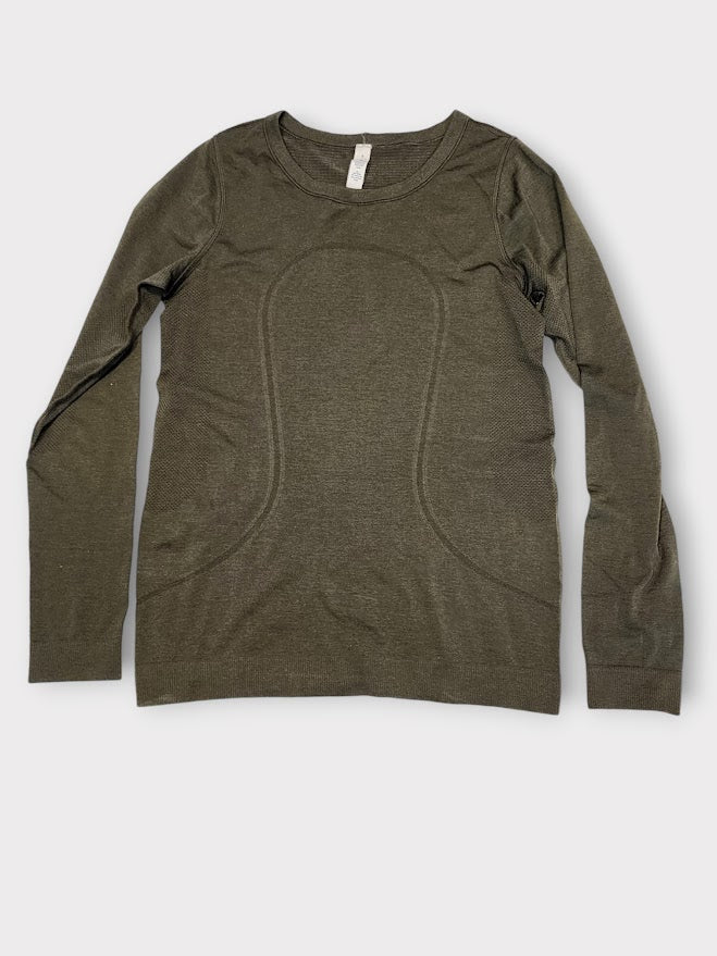 Size 4 - Lululemon Swiftly Tech Long Sleeve (Breeze) (Relaxed Fit)