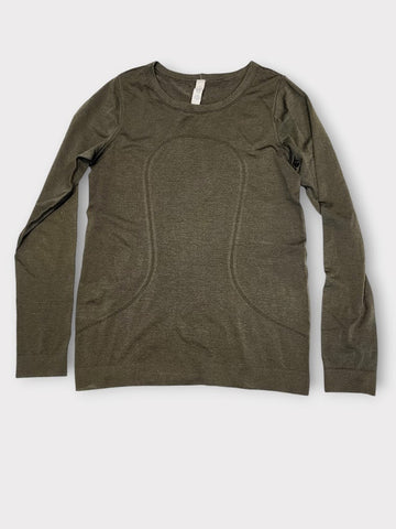 Size 4 - Lululemon Swiftly Tech Long Sleeve (Breeze) (Relaxed Fit)
