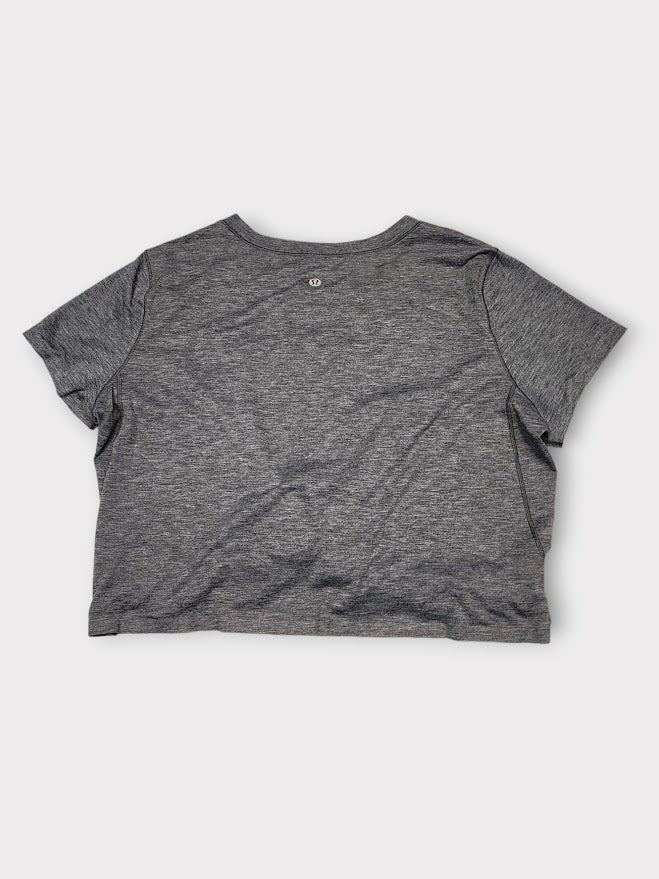 Size 6 - Lululemon Crescent Tee *Silver