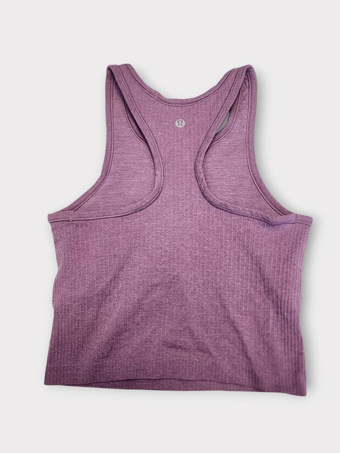 Size 4 - Lululemon Ebb to Street Cropped Racerback Tank Top