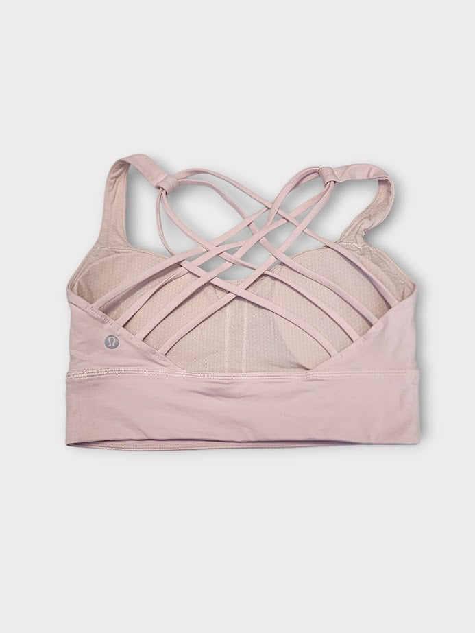 Size 8 - Lululemon Free to Be High-Neck Longline Bra Wild *Light Support