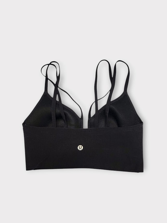 Size 6 - Lululemon Like a Cloud Strappy Longline Ribbed Bra *Light Support