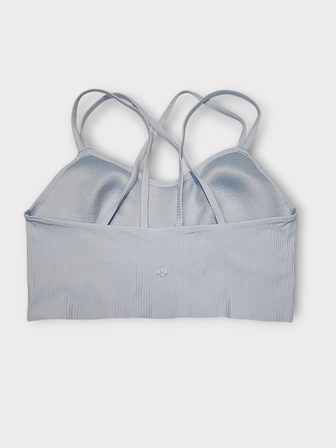 Size 4 - Lululemon Like a Cloud High-Neck Longline Ribbed Bra