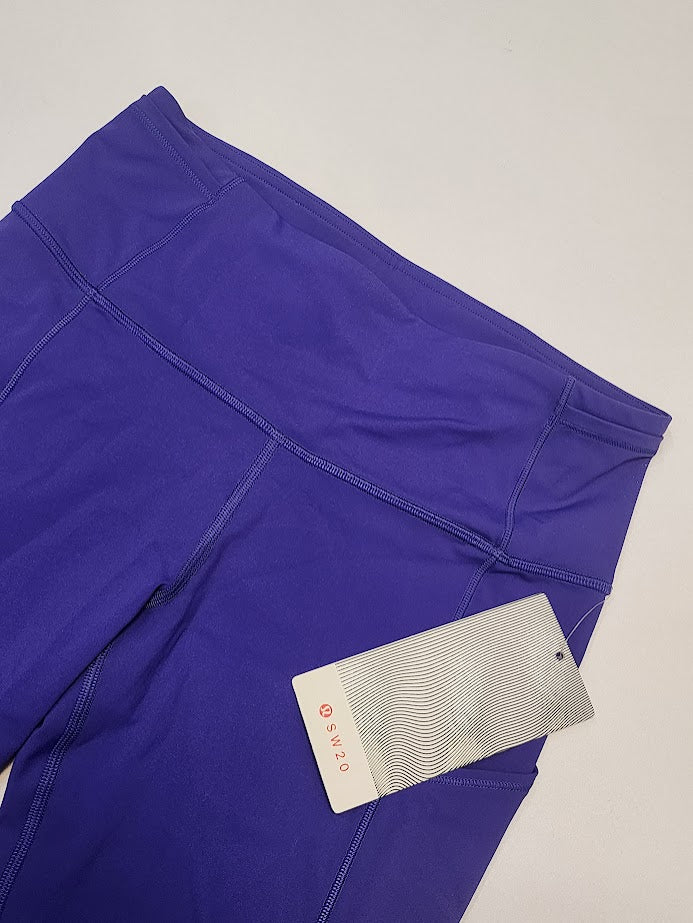 Size 8 - Lululemon Fast and Free High-Rise Crop II 19* *SeaWheeze