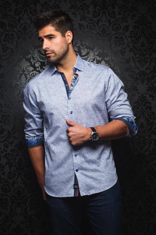 Men's Large - Au Noir - SANDRO Light Blue