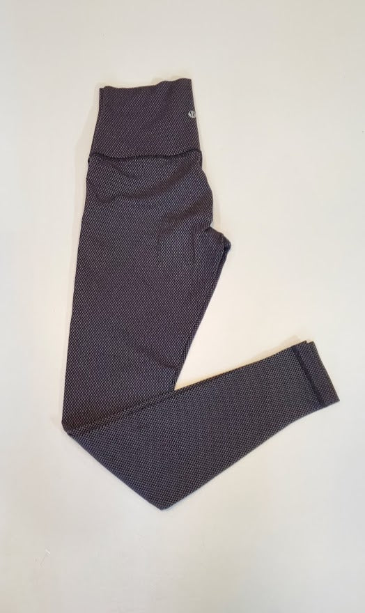 Size 6 - Lululemon Wunder Under Pant *Print (Roll Down)