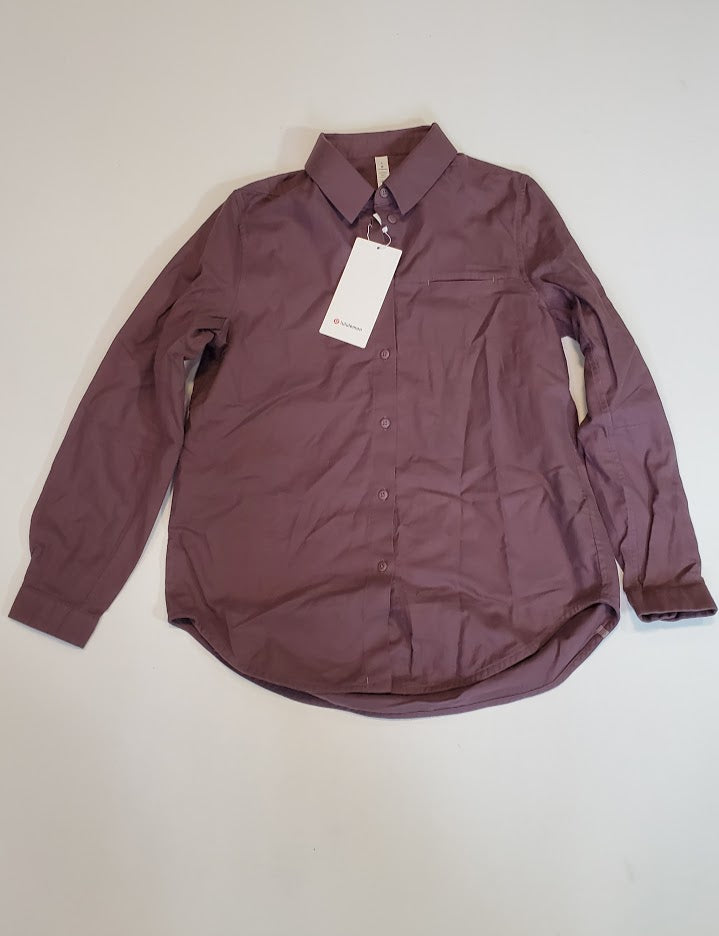 Size 6 - Lululemon Full Day Ahead Shirt