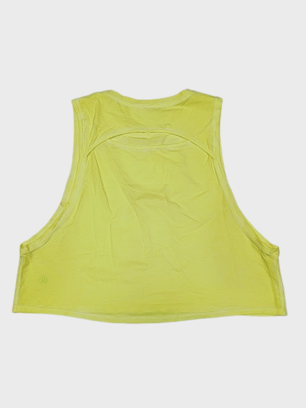 Size 10 - Lululemon Cut Back Crop Tank *Wash