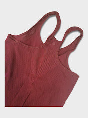 Size 4 - Lululemon Reveal Racerback Deep Rouge