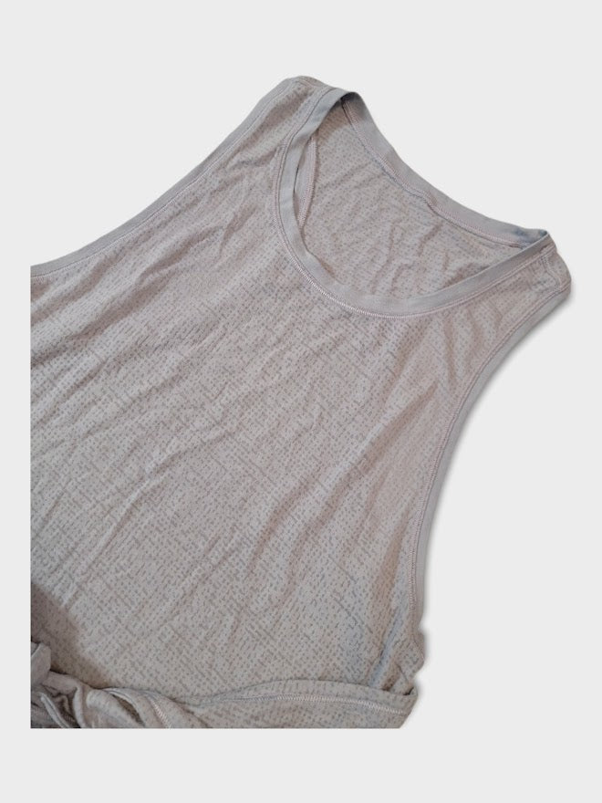 Size 6 - Lululemon Burnout front Tie tank