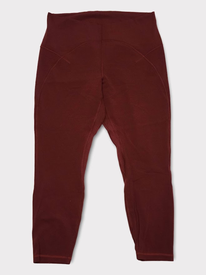 Red Merlot Lululemon Shorts - Gem