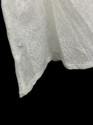 Size 6 - Lululemon Hint of Sheer Singlet White