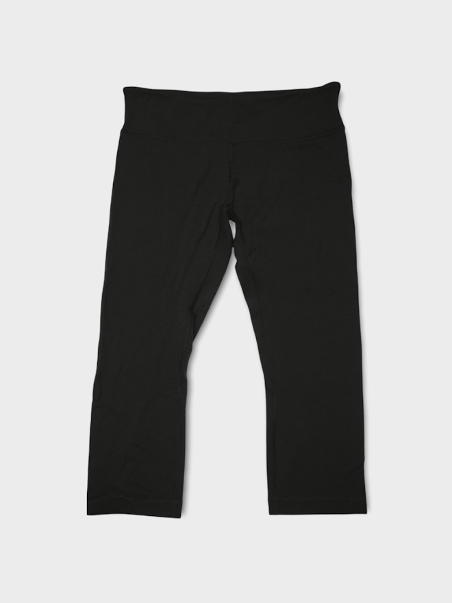 Size 10 - Lululemon Wunder Under Crop III Full-On Luxtreme 21" Black