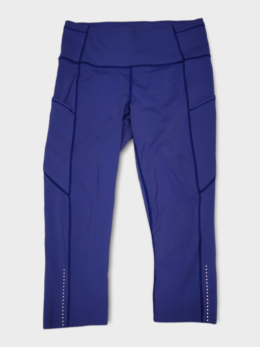 Size 8 - Lululemon Fast & Free Crop II *Nulux 19*