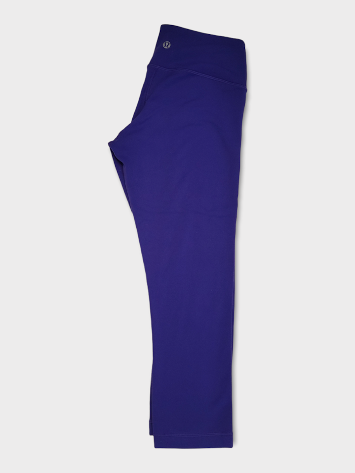 Size 4 - Lululemon Wunder Under Crop (Reversible)