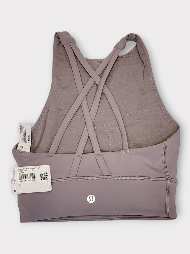 Size 2 - Lululemon Energy High-Neck Longline Tough Bra *Medium Support, B–D Cups