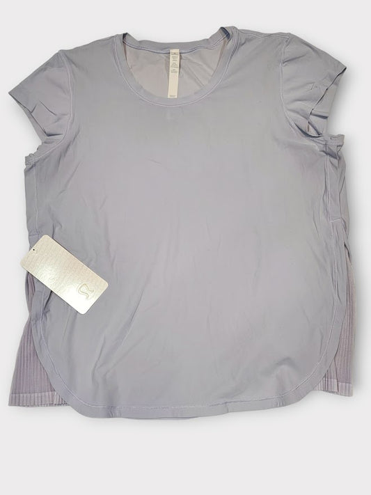 Size 12 - Lululemon Just Pleat It Short Sleeve