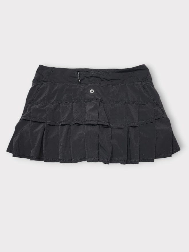 LULULEMON RUN PACE SETTER SKIRT BLACK purchases WOMENS 8