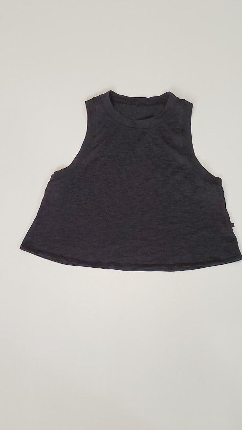 Size 6 - Lululemon Hint of Sheer Cropped Tank