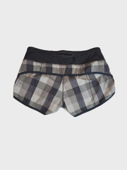 Size 4 - Lululemon Speed Short Foxy Plaid