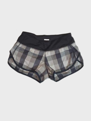 Size 4 - Lululemon Speed Short Foxy Plaid