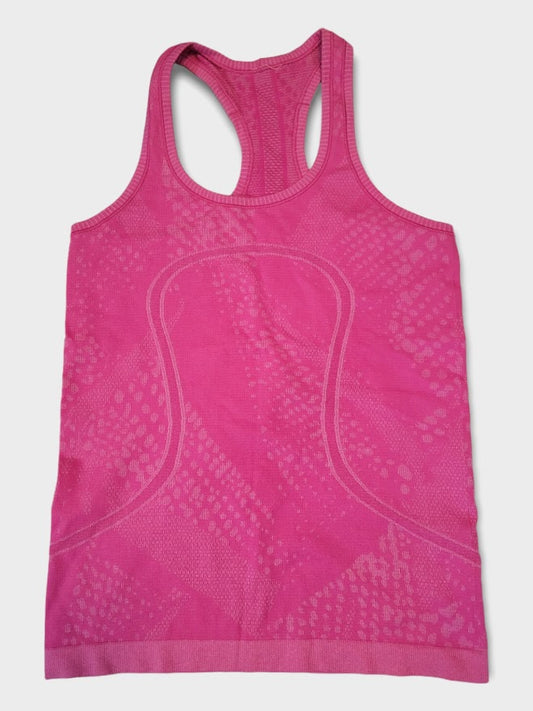 Size 6 - Lululemon Swiftly Tech Racerback Heathered Jewelled Magenta