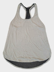 Size 6 - Lululemon 105 F Singlet *Silver