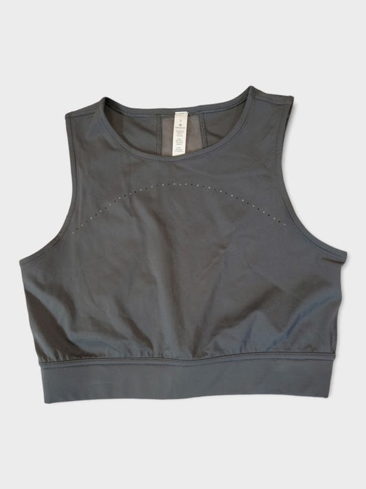 Size 8 - Lululemon Hotty Hot Cropped Tank