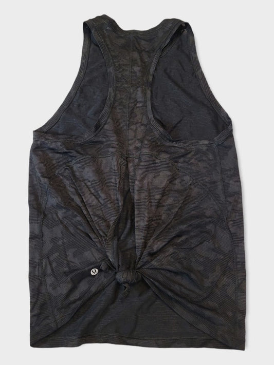 Size 6 - Lululemon Miles Ahead Tank (Camo)