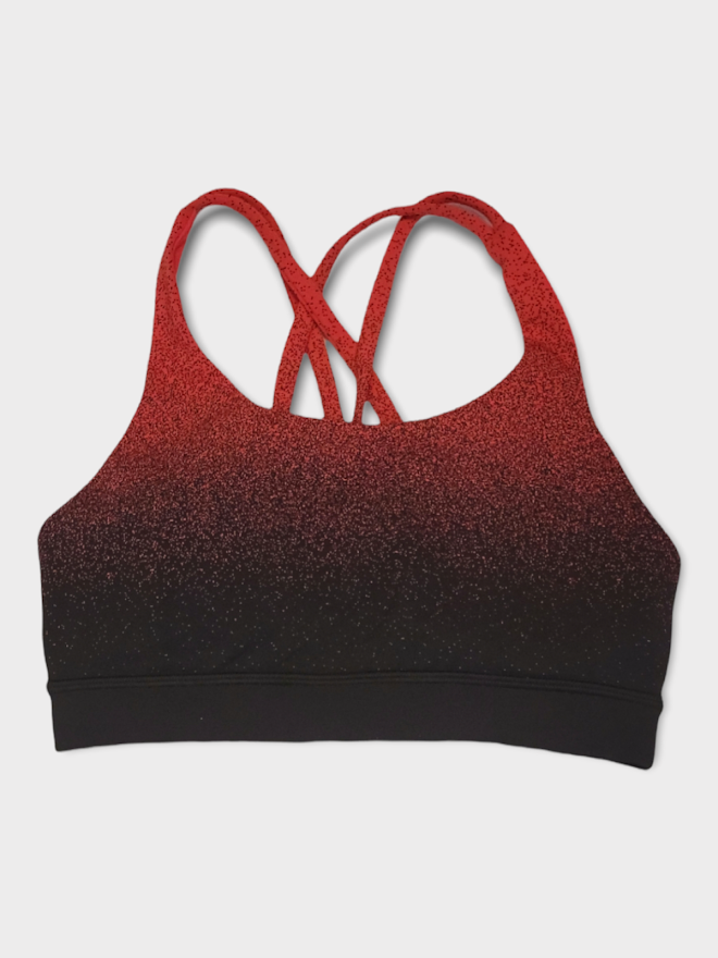 Size 4 - Lululemon Energy Bra *Ombre Speckle