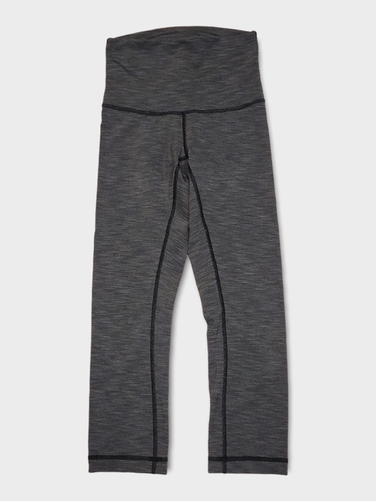 Size 4 - Lululemon Wunder Under Crop (Hi-Rise) *Full-On Luxtreme 21*