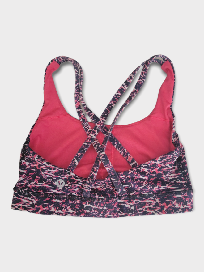 Size 2 - Lululemon Energy Bra Mini Ripple Boom Juice Multi